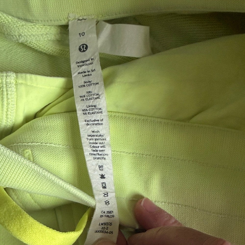 Lululemon Scuba diving Yellow Women's Jogger Pants yellow - Picture 6 of 16